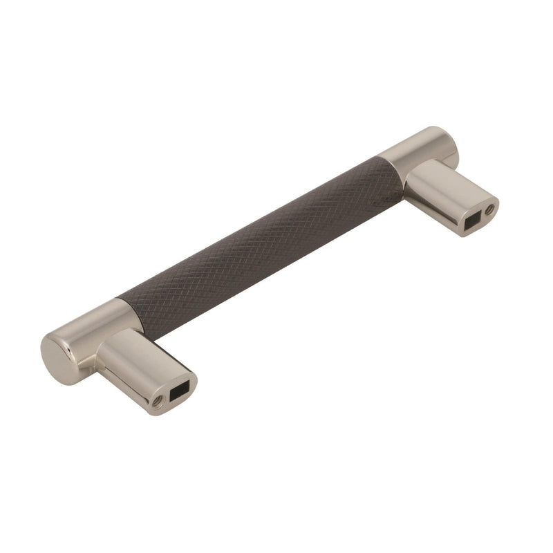 Amerock Esquire Collection Pull Polished Nickel/Gunmetal 1 pk