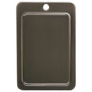 Amerock Esquire Collection Pull Polished Nickel/Gunmetal 1 pk