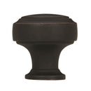 Amerock Highland Ridge Collection Round Cabinet Knob 1-3/16 in. D 1-1/4 in. Dark Oiled Bronze 1 pk