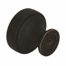 Amerock Highland Ridge Collection Round Cabinet Knob 1-3/16 in. D 1-1/4 in. Dark Oiled Bronze 1 pk