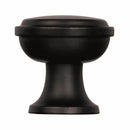 Amerock Westerly Transitional Round Cabinet Knob 1-3/16 in. D 1-3/16 in. Black Bronze 1 pk