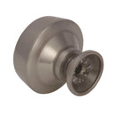 Amerock Kane & Crosley Collection Cabinet Knob 1-1/4 in. D 1-1/4 in. Satin Nickel 1 pk