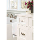 Amerock Highland Ridge Collection Round Cabinet Knob 1-1/8 in. D 1-1/8 in. Satin Nickel 1 pk