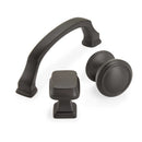 Amerock Grace Revitalize Collection Round Cabinet Knob 1-1/8 in. D 1-1/8 in. Black Bronze 1 pk