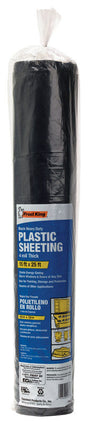 SHEET RL BLK 25'X4MIL