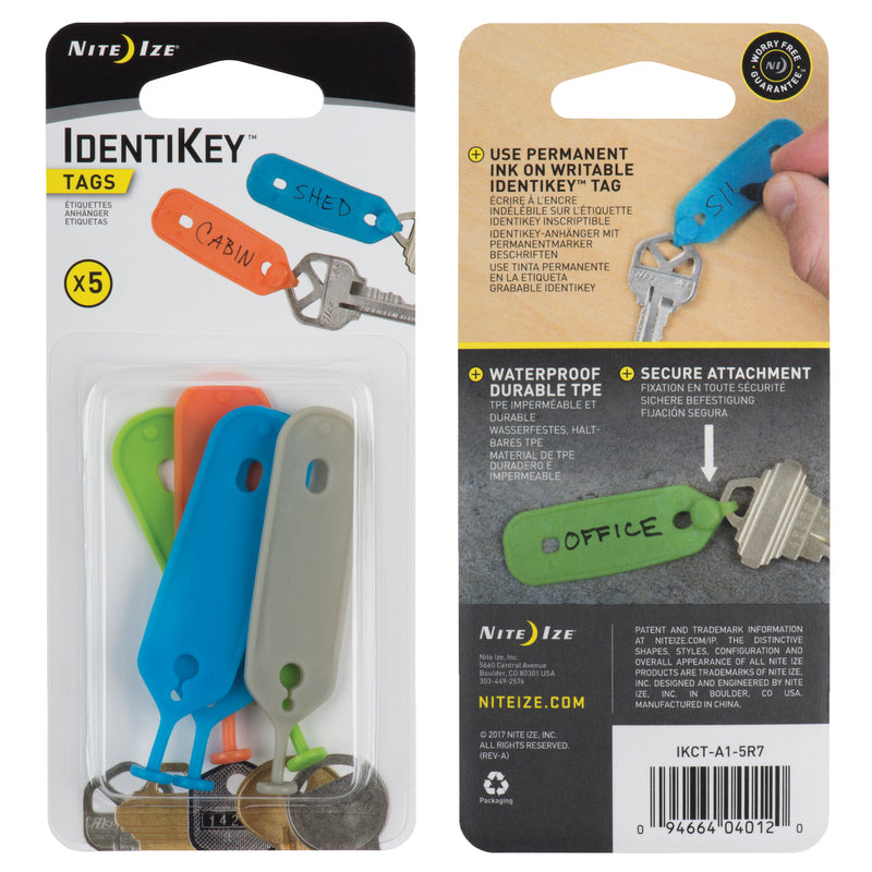 Nite Ize IdentiKey 2.4 in. D Plastic Assorted Identifiers Key Holder