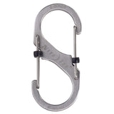 Nite Ize S-Biner Slidelock 1.8 in. D Stainless Steel Silver Carabiner Key Chain