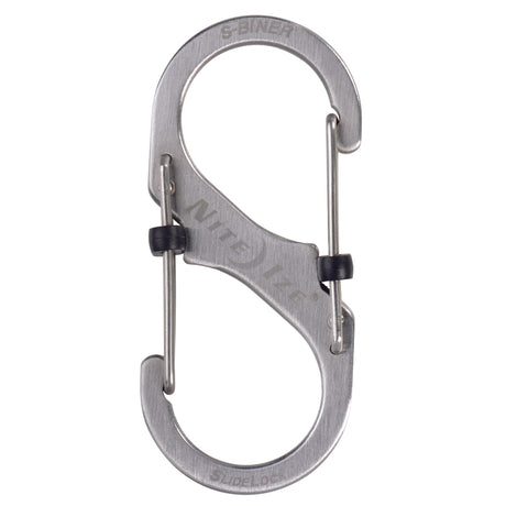 Nite Ize S-Biner Slidelock 1.8 in. D Stainless Steel Silver Carabiner Key Chain