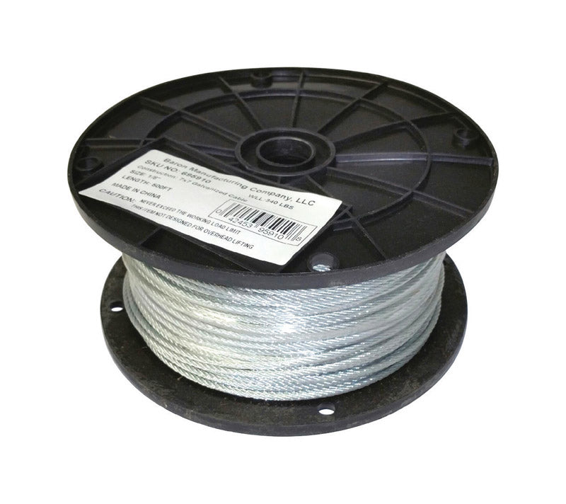 CABLE GALVANIZED 1/8"D