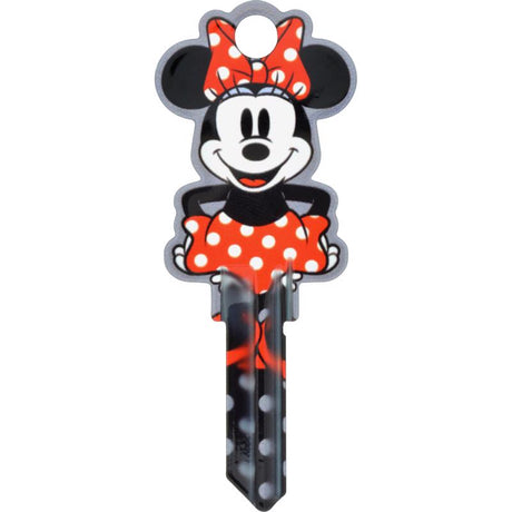 Hillman Disney Minnie Mouse House/Padlock Universal Key Blank Double