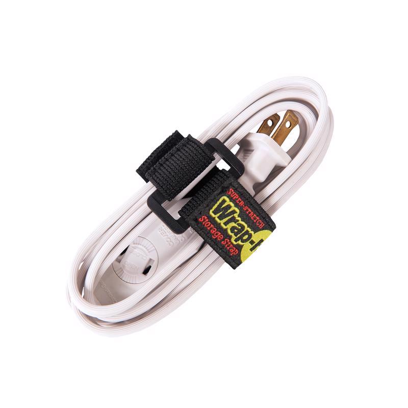 Wrap-It Super-Stretch 1 in. W X 6 in. L Black Stretch Storage Straps 10 lb 6 pk