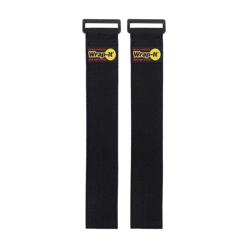 Wrap-It Super-Stretch 2 in. W X 24 in. L Black Stretch Storage Straps 10 lb 2 pk