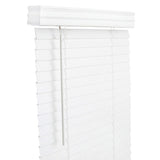 FAUXWD 2" WHT BLND 23X60