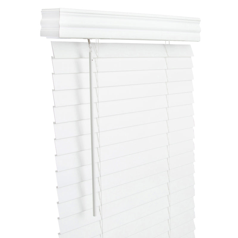 FAUXWD 2" WHT BLND 31X60
