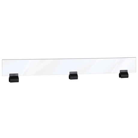 4 in. H X 36 in. W Slat Wall Sign Topper Kit Plastic