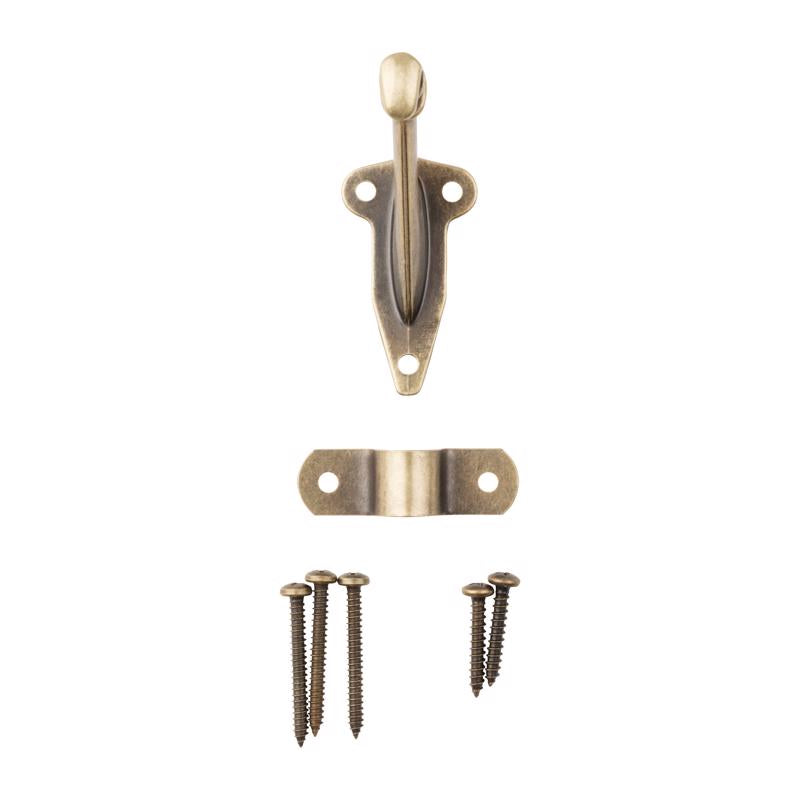 National Hardware Brown Aluminum Handrail Bracket