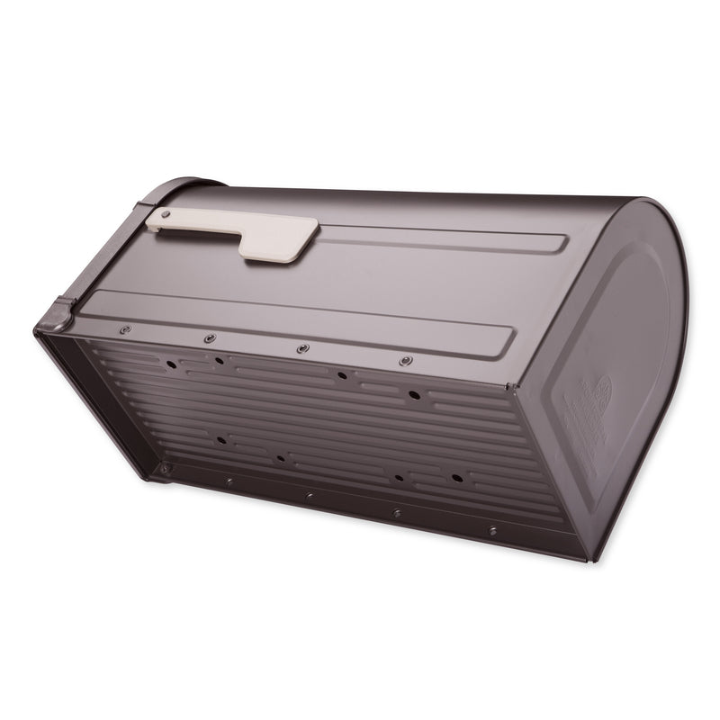 Architectural Mailboxes Roxbury Post Mount Galvanized Steel Post Mount Rubbed Bronze Mailbox