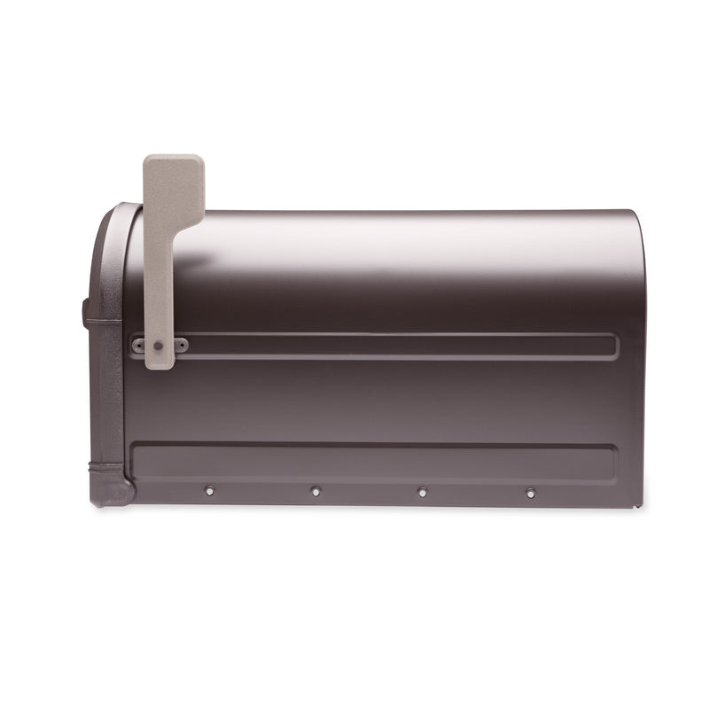 Architectural Mailboxes Roxbury Post Mount Galvanized Steel Post Mount Rubbed Bronze Mailbox