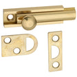 SURFACE BOLT 2" BRASS