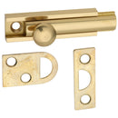 SURFACE BOLT 2" BRASS