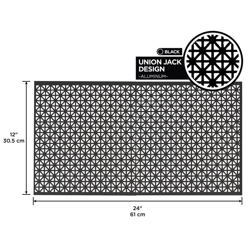 M-D 0.02 in. X 12 in. W X 24 in. L White Aluminum Union Jack Sheet Metal