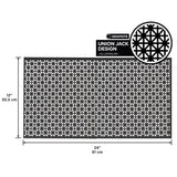 M-D 0.02 in. X 12 in. W X 24 in. L Aluminum Union Jack Sheet Metal