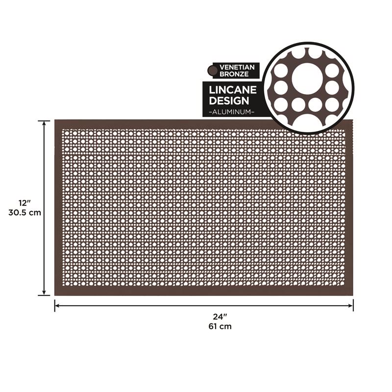 M-D 0.02 in. X 12 in. W X 24 in. L Aluminum Lincane Sheet Metal