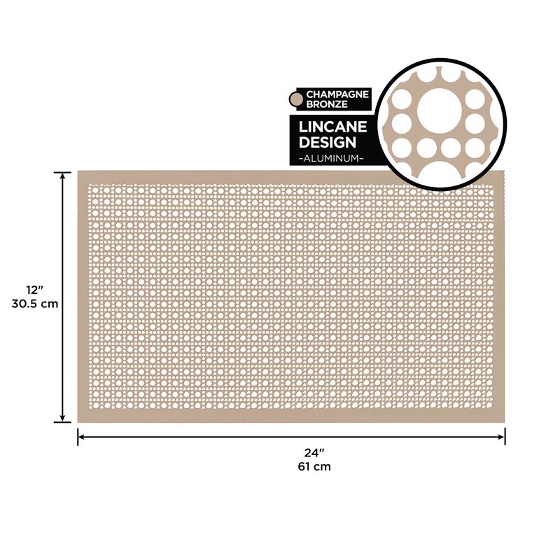 M-D 0.02 in. X 12 in. W X 24 in. L Aluminum Lincane Sheet Metal