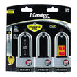 PADLOCK W/KEY 2" SS 3PK