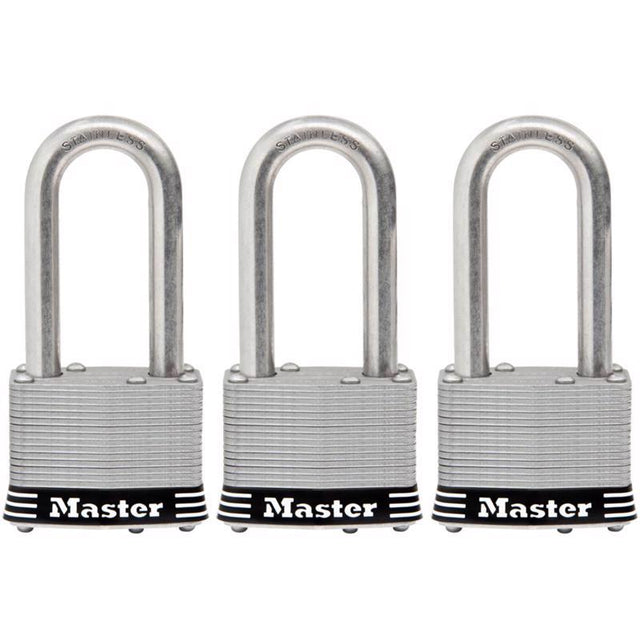PADLOCK W/KEY 1.75"SS3PK