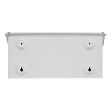 Architectural Mailboxes Wayland Contemporary Galvanized Steel Wall Mount White Mailbox