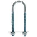 Hampton 1/4 in. X 1 in. W X 3-1/4 in. L Coarse Zinc-Plated Steel U-Bolt