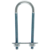 Hampton 1/4 in. X 1-1/8 in. W X 3-1/2 in. L Coarse Zinc-Plated Steel U-Bolt
