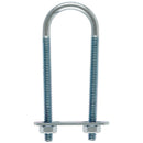 Hampton 1/4 in. X 1-1/8 in. W X 3-1/2 in. L Coarse Zinc-Plated Steel U-Bolt