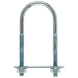 Hampton 1/4 in. X 1-3/8 in. W X 3-3/8 in. L Coarse Zinc-Plated Steel U-Bolt