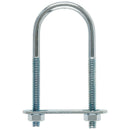 Hampton 1/4 in. X 1-3/8 in. W X 3-3/8 in. L Coarse Zinc-Plated Steel U-Bolt
