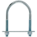 Hampton 1/2 in. X 3-1/2 in. W X 5-3/4 in. L Coarse Zinc-Plated Steel U-Bolt