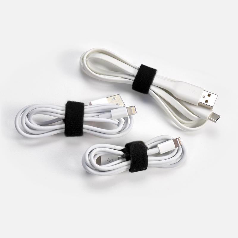 Wrap-It Self-Gripping Black Bundling Strap 2 lb 20 pk