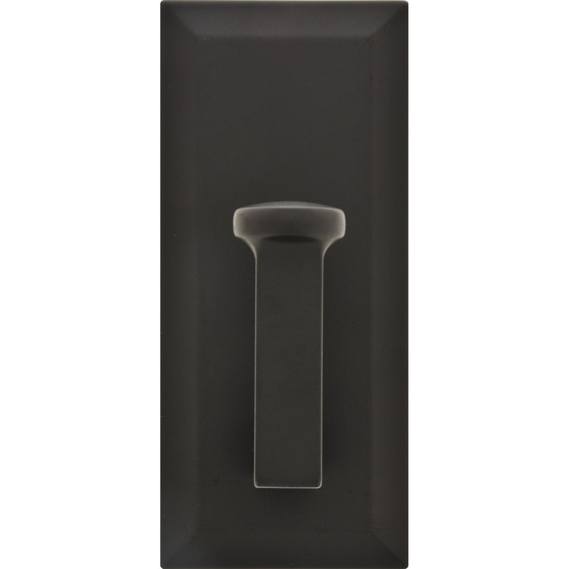 High & Mighty 3.5 in. L Oil Rubbed Bronze Brown Steel Decorative Hooks 25 lb. cap. 1 pk