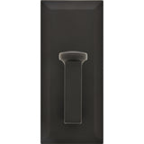 High & Mighty 3.5 in. L Oil Rubbed Bronze Brown Steel Decorative Hooks 25 lb. cap. 1 pk