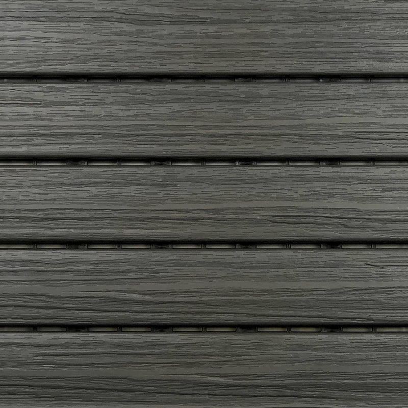 Aura 12 in. W X 12 in. L Driftwood Composite Balcony/Deck Tiles 6 sq ft