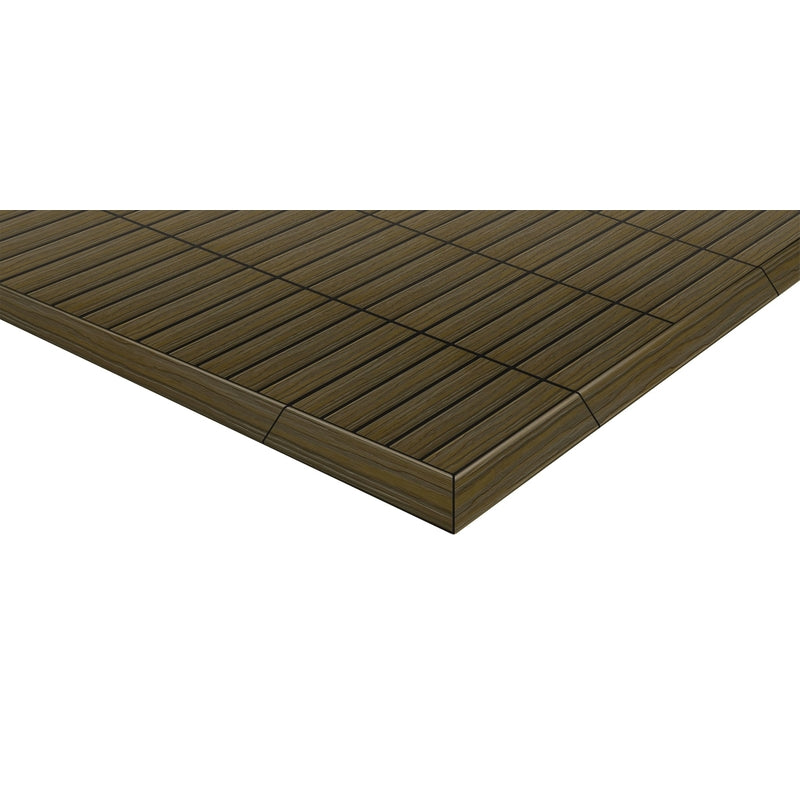 Aura 1 in. H X 3 in. W X 24 in. L Prefinished Walnut Polystyrene Floor Transition