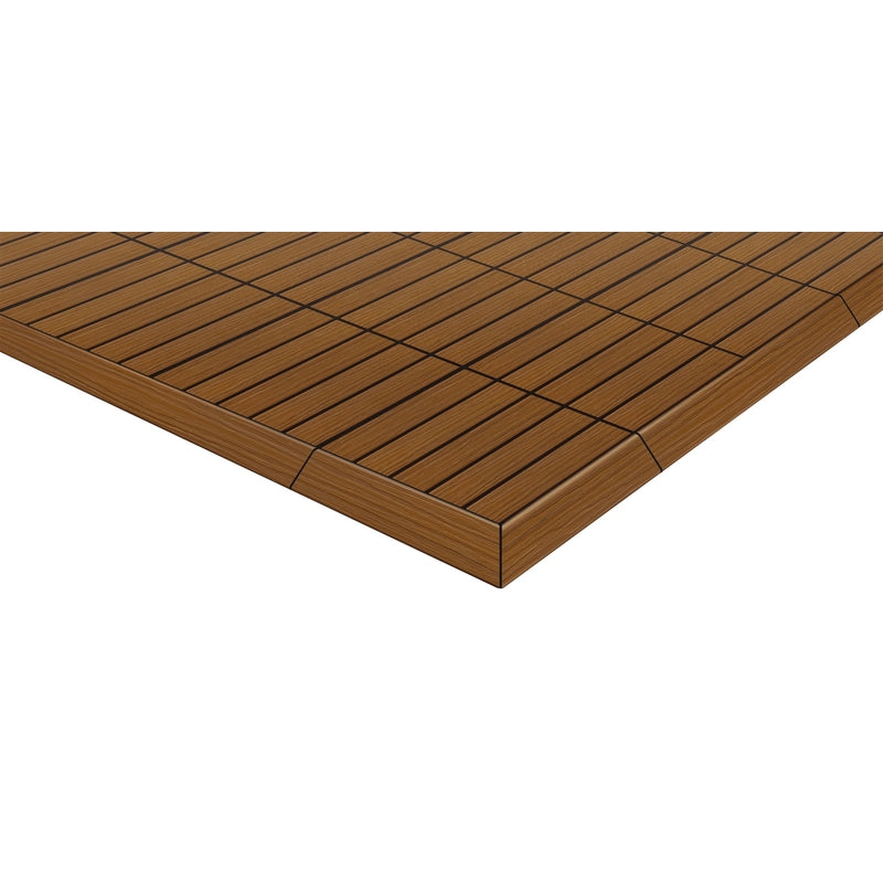 Aura 1 in. H X 3 in. W X 24 in. L Prefinished Honey Teak Polystyrene Floor Transition