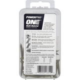 HILLMAN POWERPRO ONE No. 8 X 1 in. L Star Flat Head Multi-Material Screw 35 pk