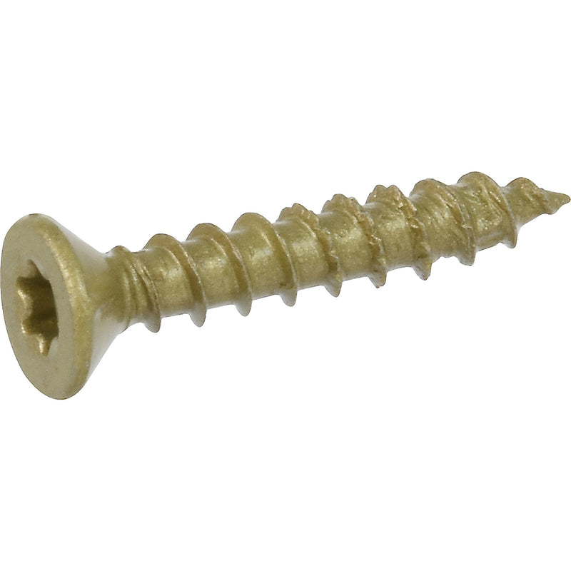 HILLMAN POWERPRO ONE No. 8 X 1 in. L Star Flat Head Multi-Material Screw 35 pk