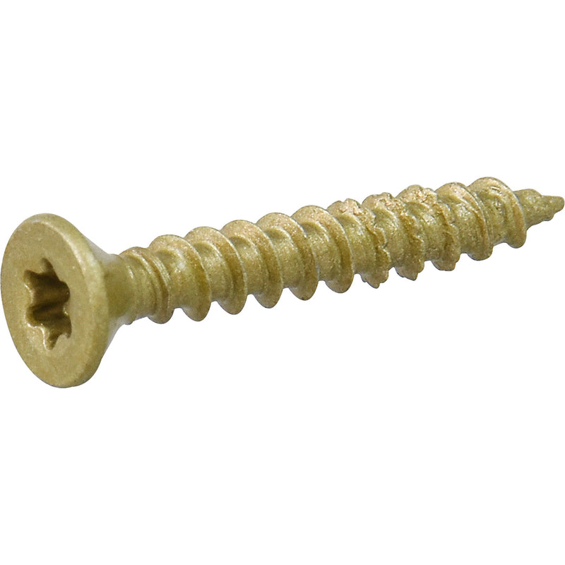 HILLMAN POWERPRO ONE No. 6 X 1 in. L Star Flat Head Multi-Material Screw 10 pk