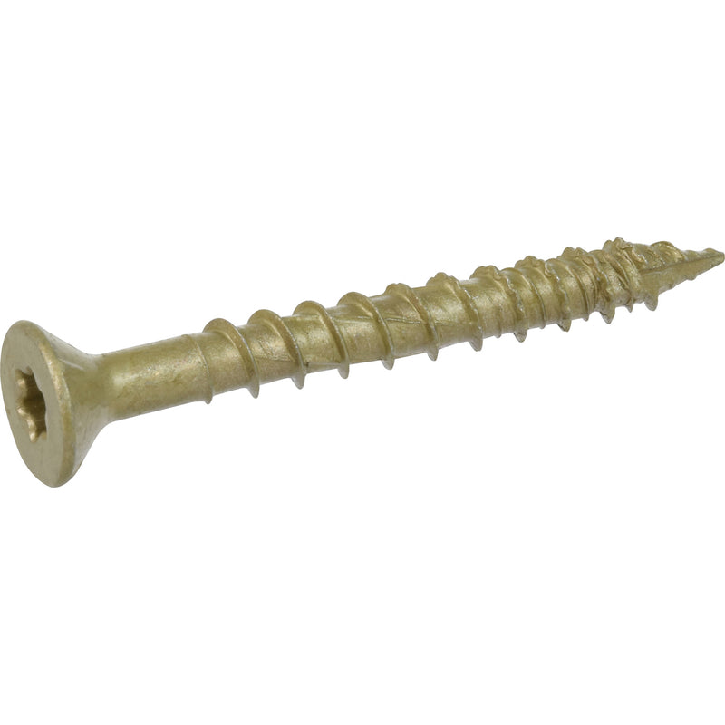 HILLMAN POWERPRO ONE 1/4 in. X 2-1/4 in. L Star Flat Head Multi-Material Screw 1 lb 46 pk