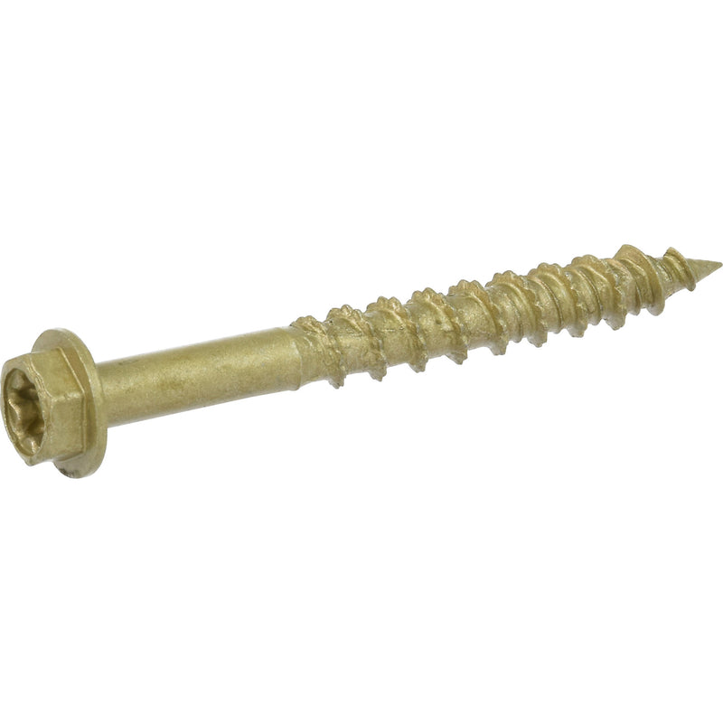 HILLMAN Power Pro No. 10 X 1-3/4 in. L Star Hex Washer Head Multi-Material Screw 1 lb 97 pk
