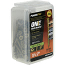 HILLMAN POWERPRO ONE No. 10 X 2 in. L Star Flat Head Multi-Material Screw 1 lb 95 pk