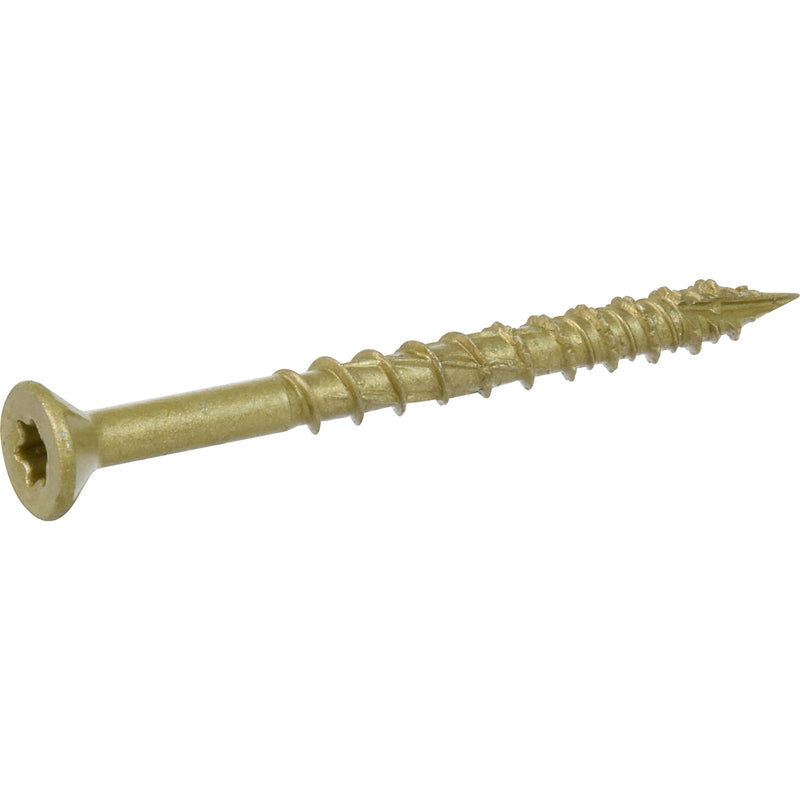 HILLMAN POWERPRO ONE No. 8 X 2 in. L Star Flat Head Multi-Material Screw 1 lb 121 pk